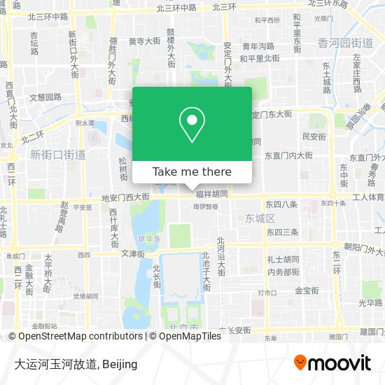 大运河玉河故道 map