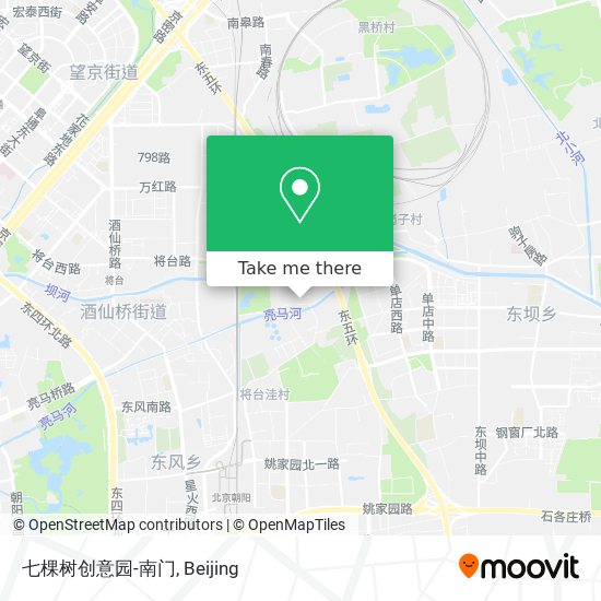 七棵树创意园-南门 map