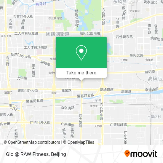 Glo @ RAW Fitness map