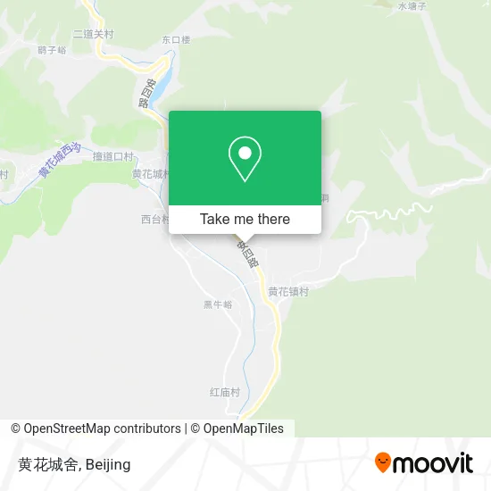 黄花城舍 map