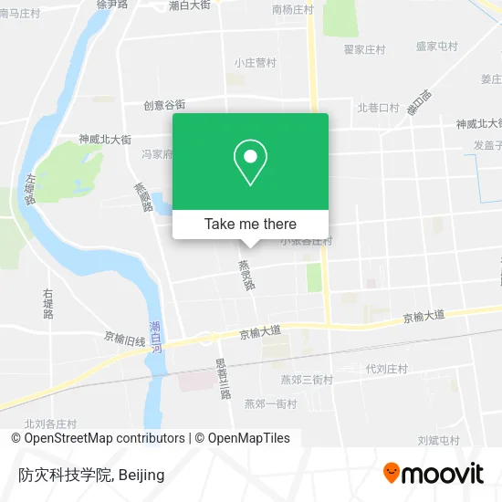 防灾科技学院 map