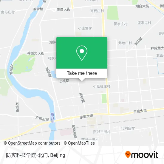 防灾科技学院-北门 map