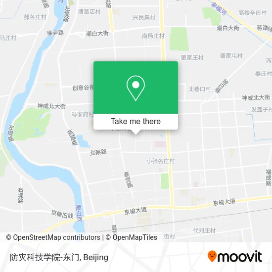 防灾科技学院-东门 map