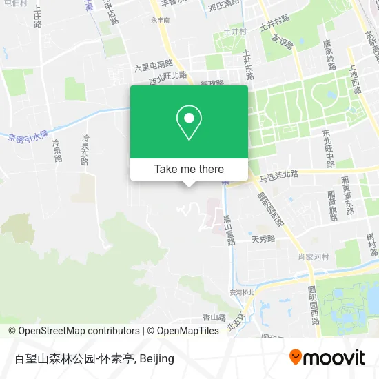 百望山森林公园-怀素亭 map