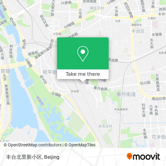 丰台北里新小区 map