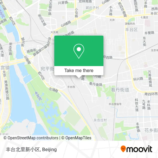 丰台北里新小区 map