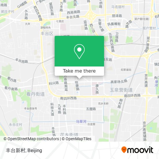 丰台新村 map