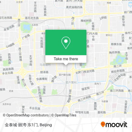 金泰城·丽湾-东1门 map