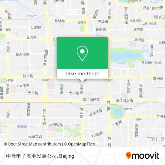 中晨电子实业发展公司 map