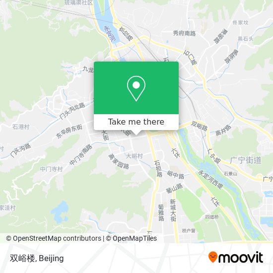 双峪楼 map