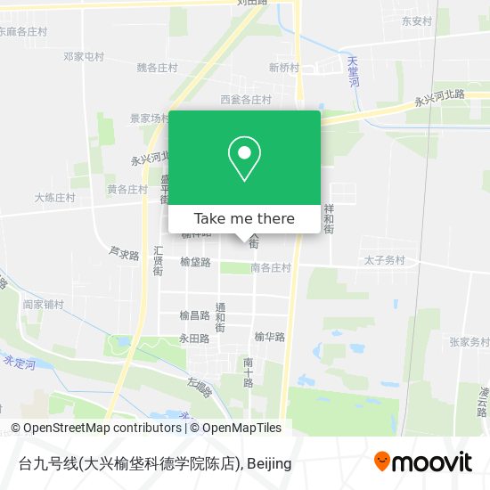 台九号线(大兴榆垡科德学院陈店) map
