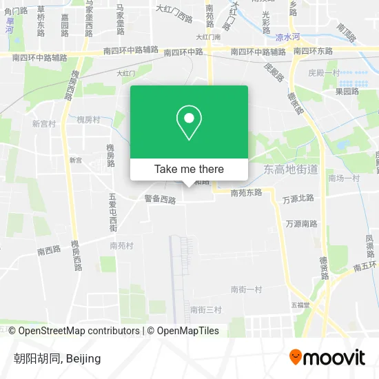 朝阳胡同 map