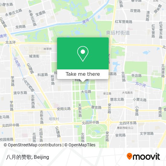 八月的赞歌 map