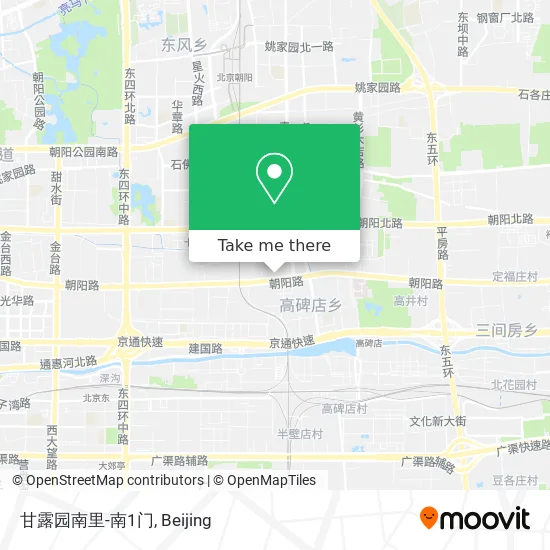 甘露园南里-南1门 map