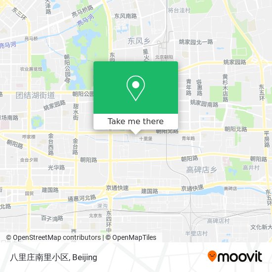 八里庄南里小区 map