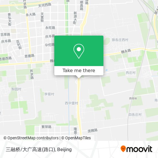 三融桥/大广高速(路口) map