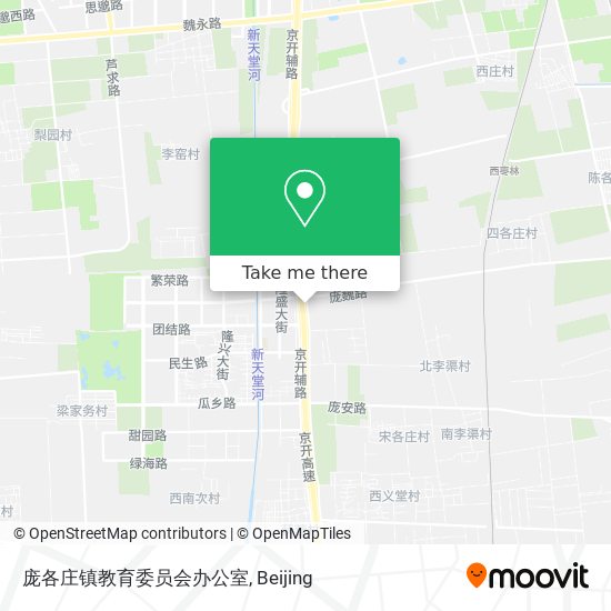 庞各庄镇教育委员会办公室 map