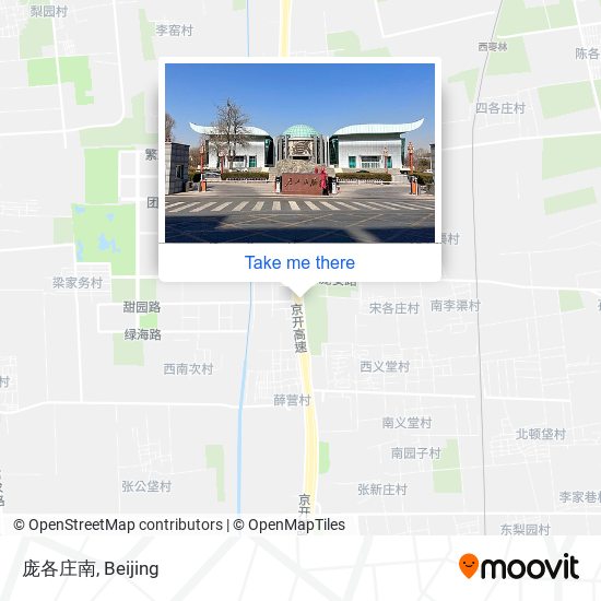 庞各庄南 map