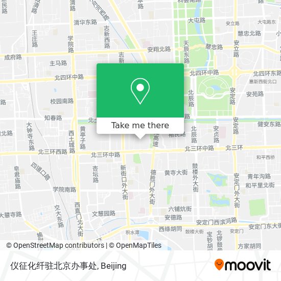 仪征化纤驻北京办事处 map