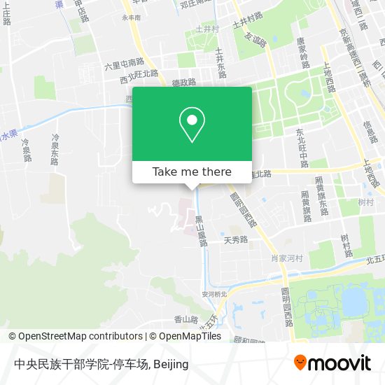 中央民族干部学院-停车场 map