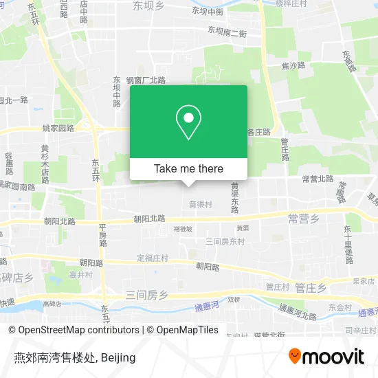 燕郊南湾售楼处 map