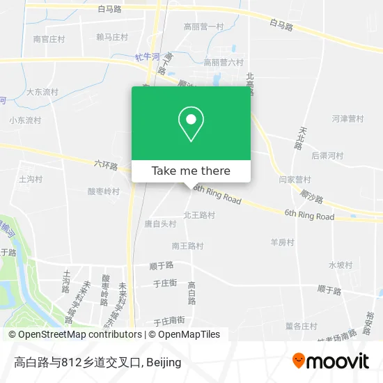 高白路与812乡道交叉口 map