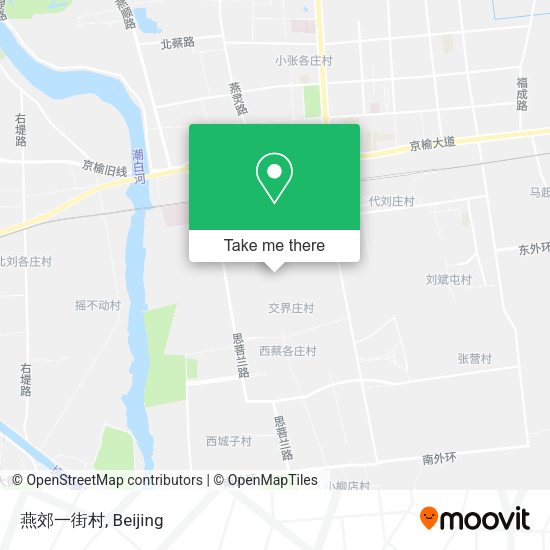 燕郊一街村 map