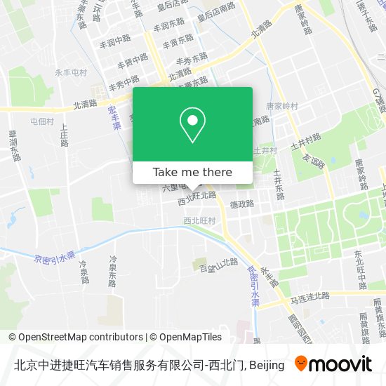 北京中进捷旺汽车销售服务有限公司-西北门 map