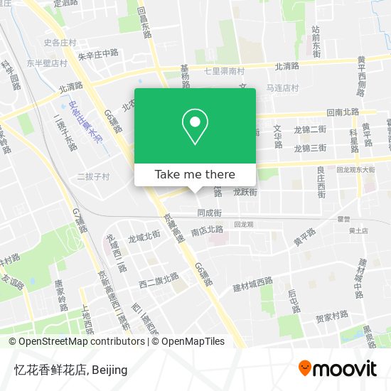 忆花香鲜花店 map