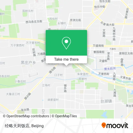 经略天则饭店 map