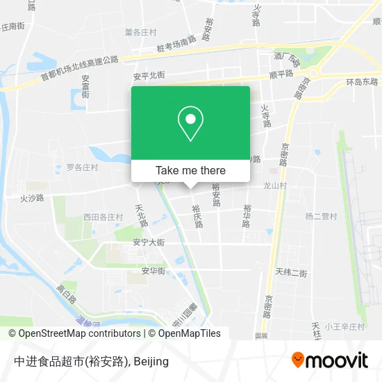 中进食品超市(裕安路) map