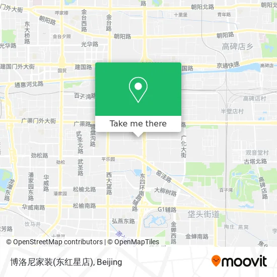 博洛尼家装(东红星店) map