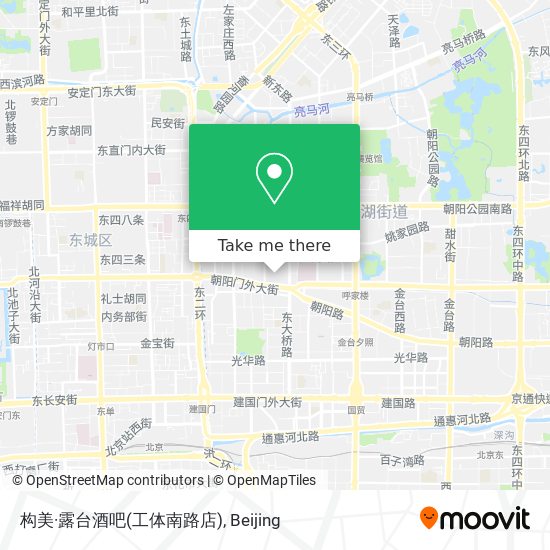 构美·露台酒吧(工体南路店) map