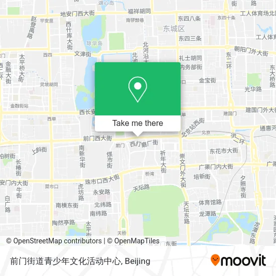 前门街道青少年文化活动中心 map