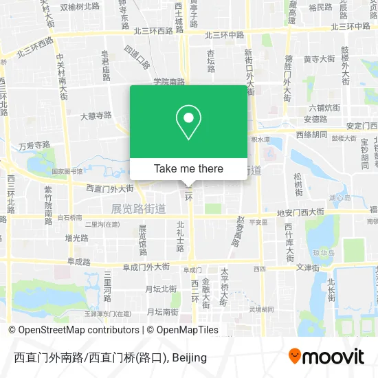 西直门外南路/西直门桥(路口) map