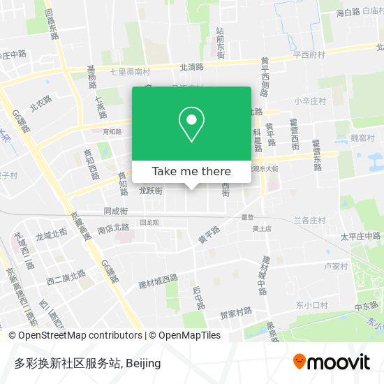 多彩换新社区服务站 map