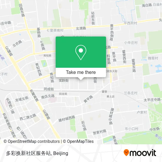 多彩换新社区服务站 map
