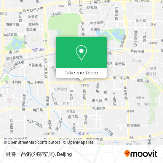 健将一品粥(刘家窑店) map