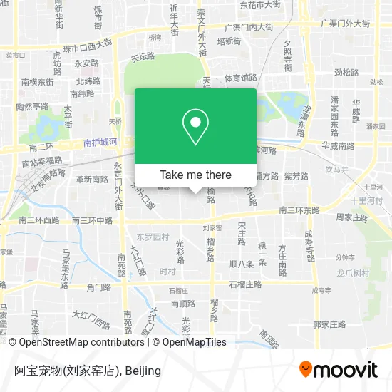 阿宝宠物(刘家窑店) map