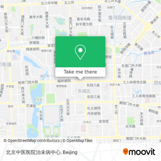 北京中医医院治未病中心 map