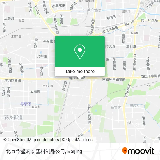 北京华盛宏泰塑料制品公司 map