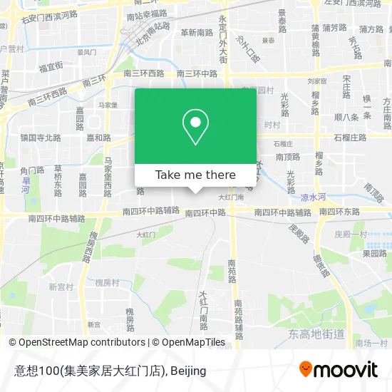 意想100(集美家居大红门店) map