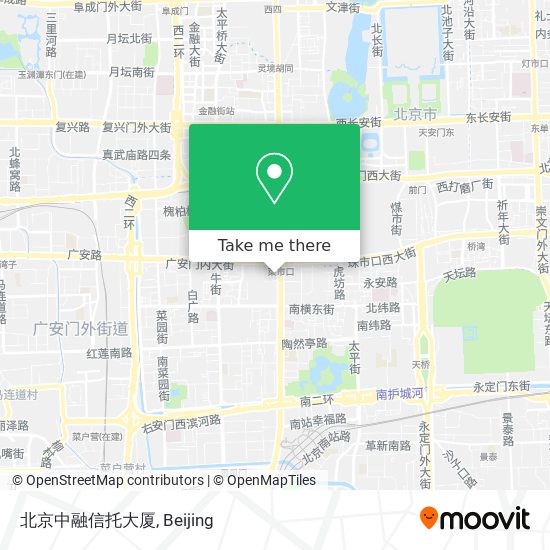 北京中融信托大厦 map