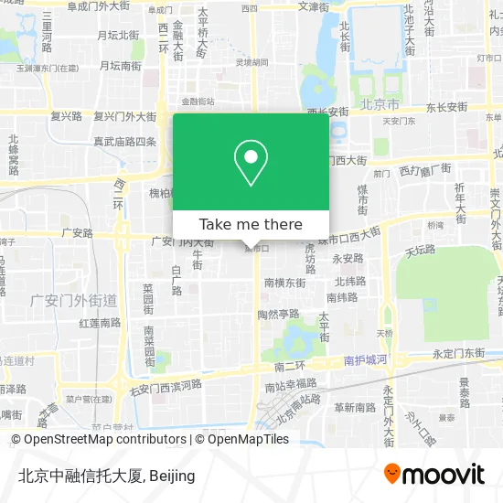 北京中融信托大厦 map