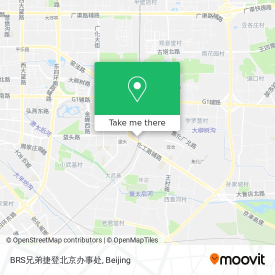 BRS兄弟捷登北京办事处 map