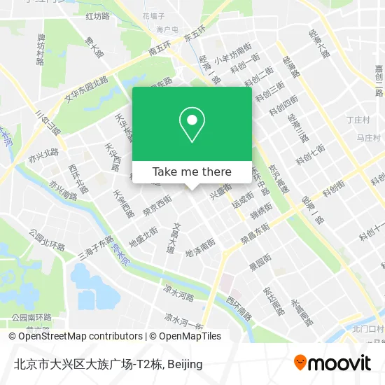 北京市大兴区大族广场-T2栋 map