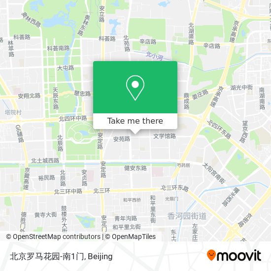 北京罗马花园-南1门 map