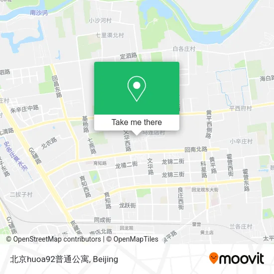 北京huoa92普通公寓 map