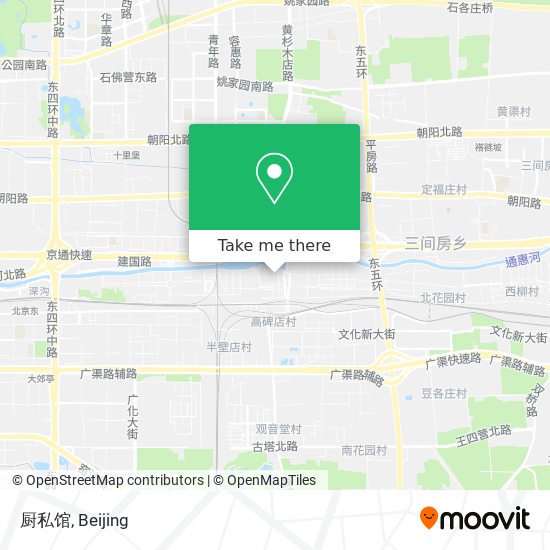 厨私馆 map