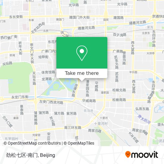 劲松七区-南门 map
